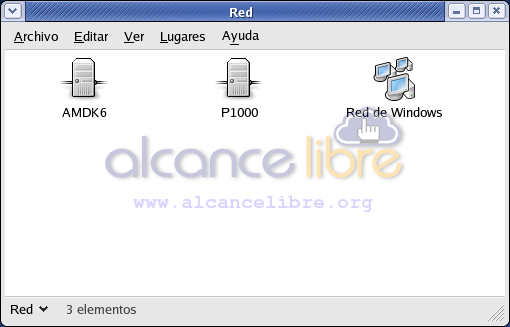 Accesando hacia Samba a través de Nautilus
